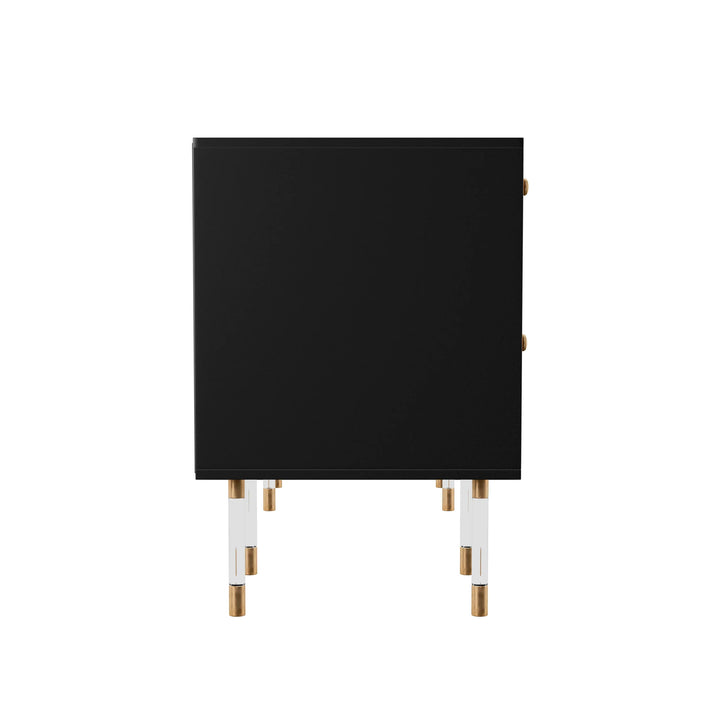 Holly & Martin Helston Black Writing Desk - AmericanHomeFurniture