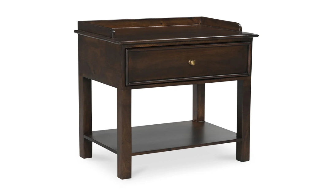 Maeve Nightstand Dark Brown - AmericanHomeFurniture