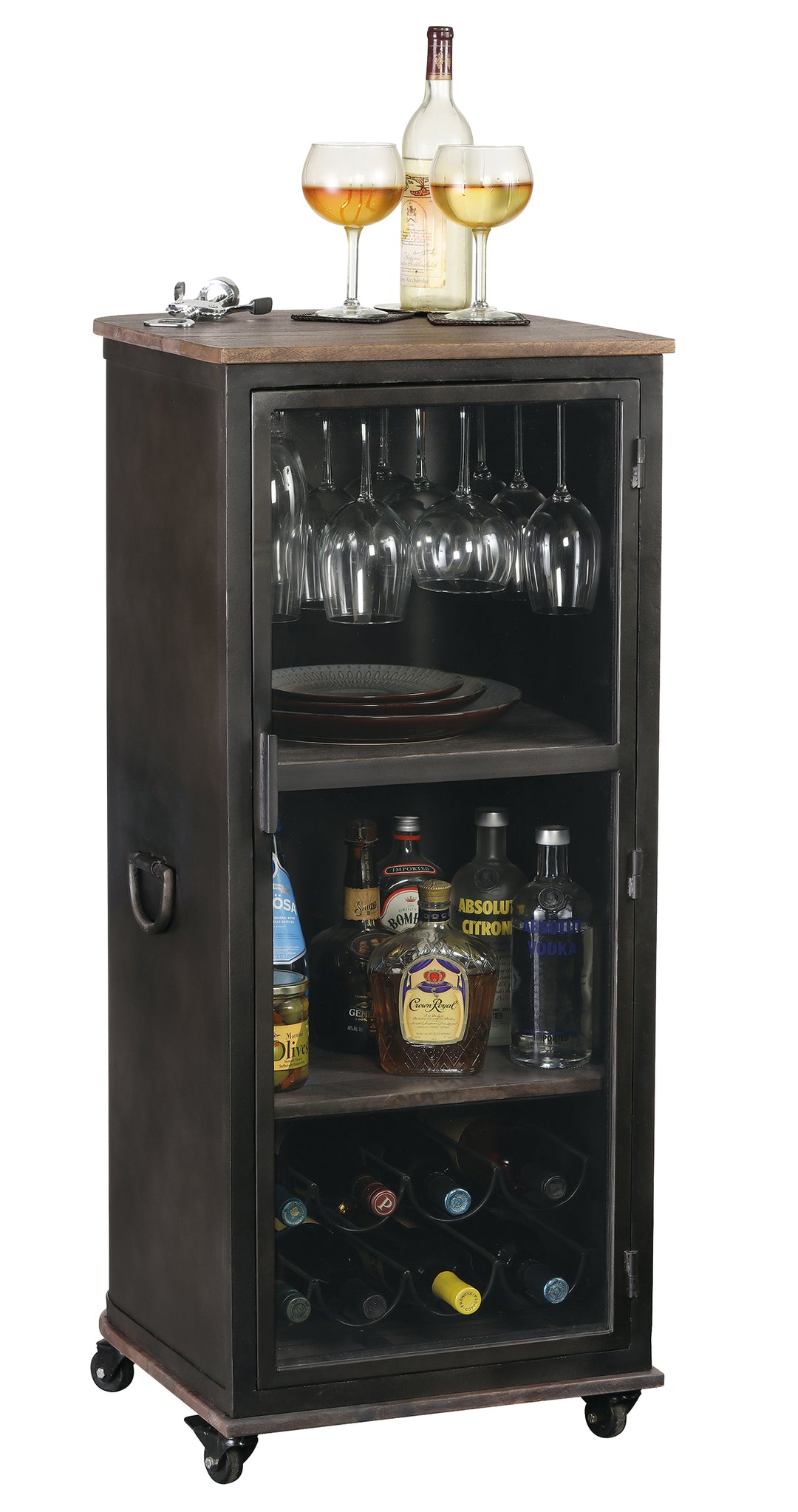 American Home Furniture | Howard Miller - Stir Stick Wine & Bar Cabinet