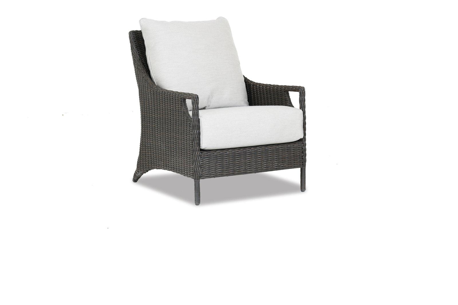 Sunset West Lagos Club Chair in Cast Silver, No Welt OUTDOOR CHAISE LOUNGES