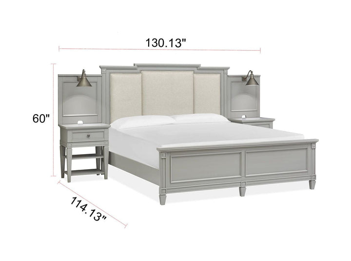 Glenbrook Pebble Upholstered Wall Bed