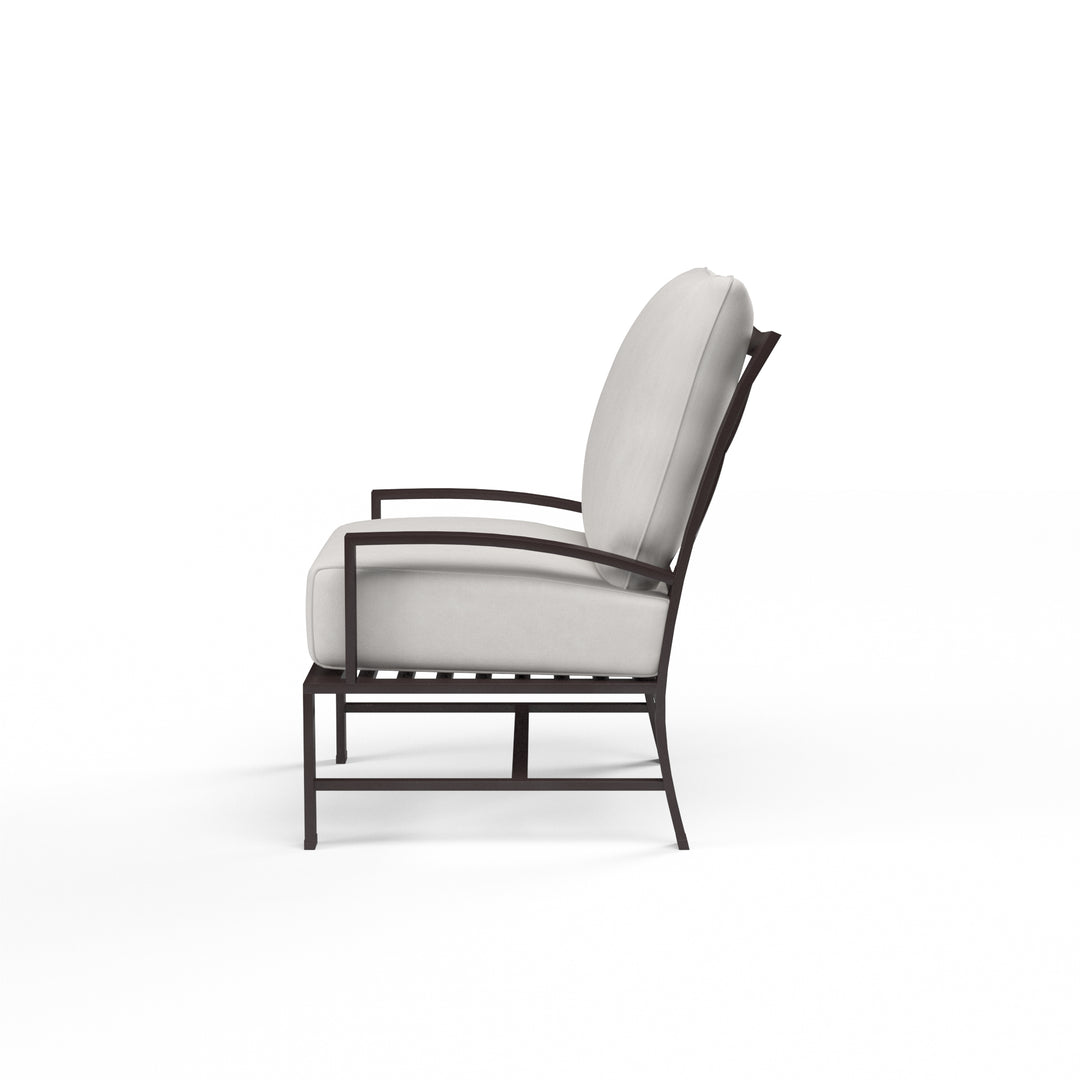 American Home Furniture | Sunset West - La Jolla Club Chair in Canvas Flax w/ Self Welt