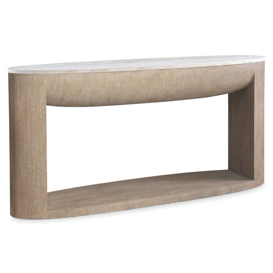 Loggia Oval Console Table