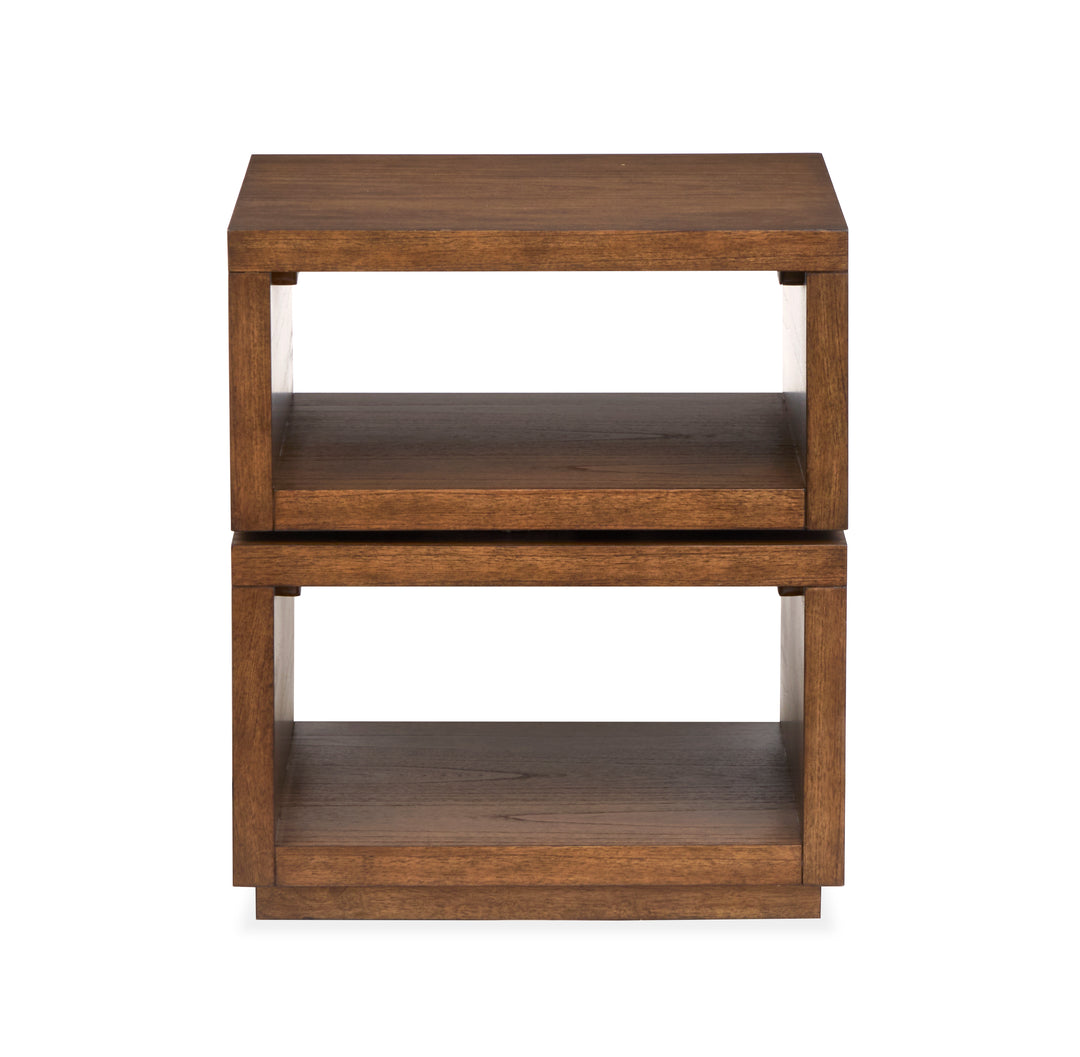 Newton Cinnamon Square End Table - T6505-01