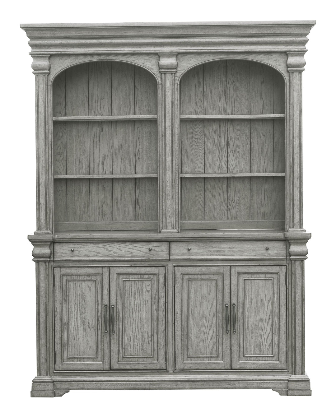 Madison Ridge Bluff Grey Server With Hutch - P091-DR-K5