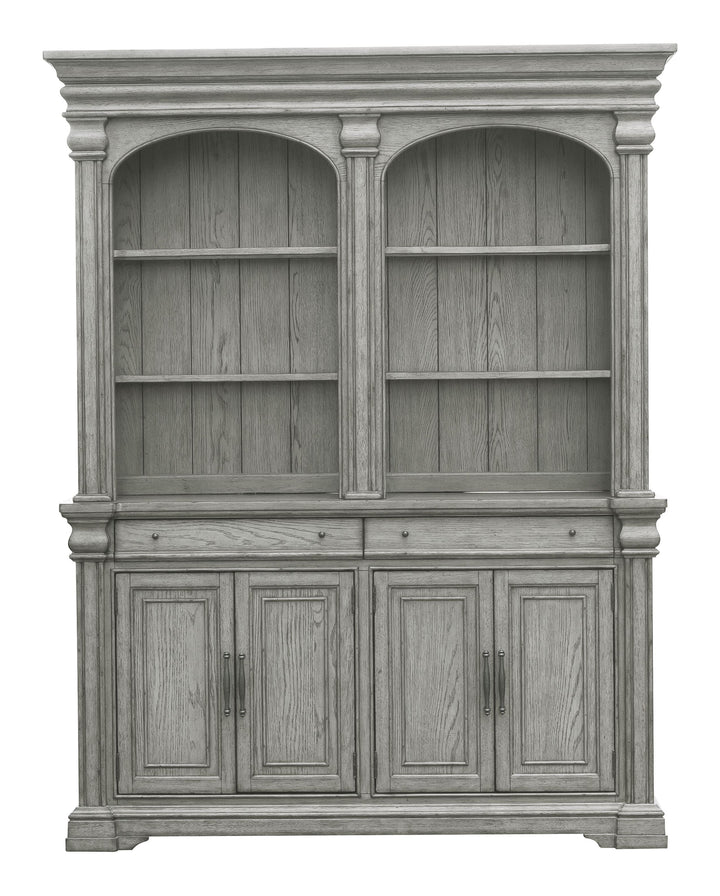 Madison Ridge Bluff Grey Server With Hutch - P091-DR-K5