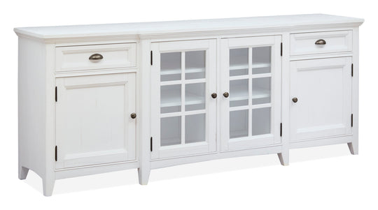 Heron Cove Chalk White 80" Console - E4400-08