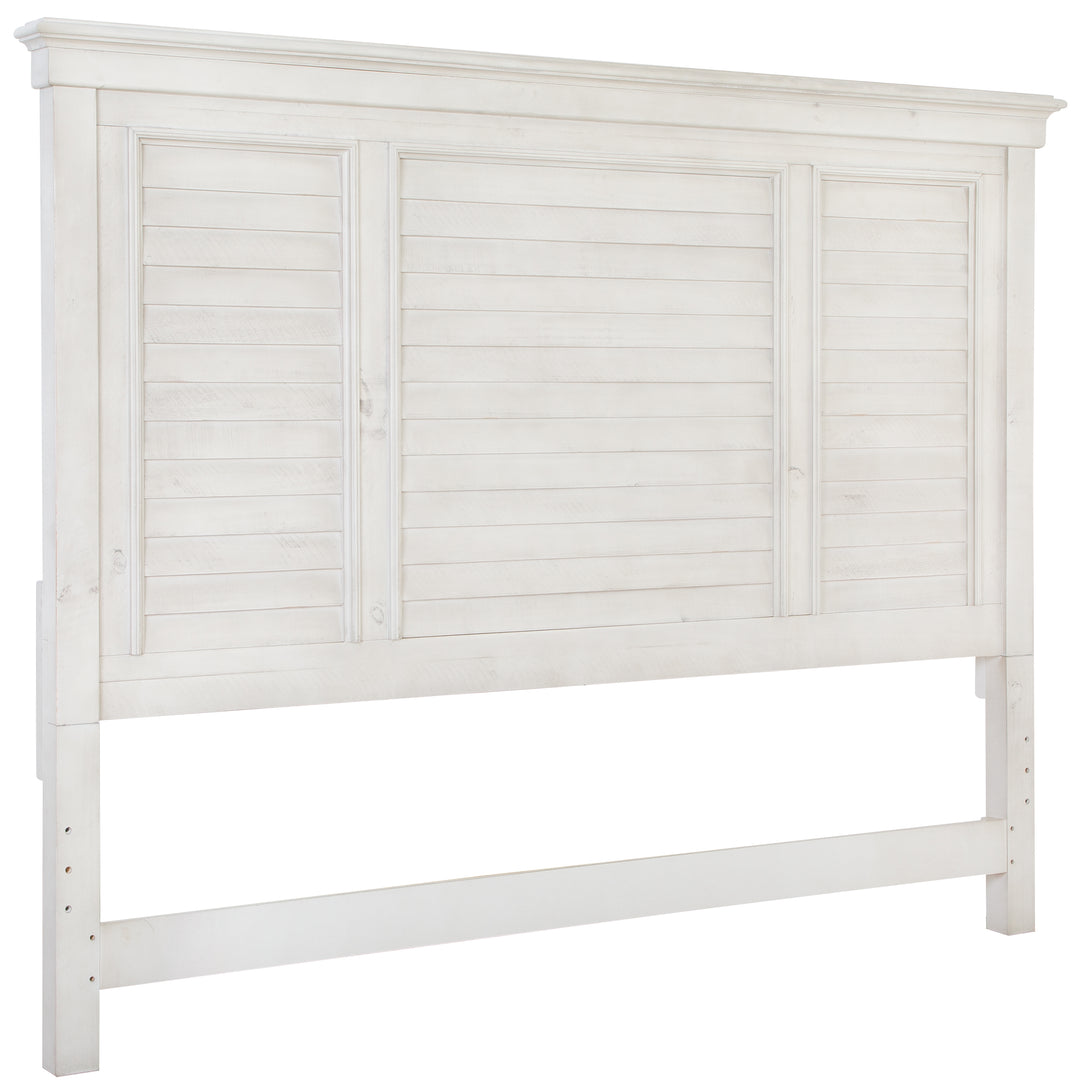 Newport Alabaster King Shutter Panel Bed - B5430-65