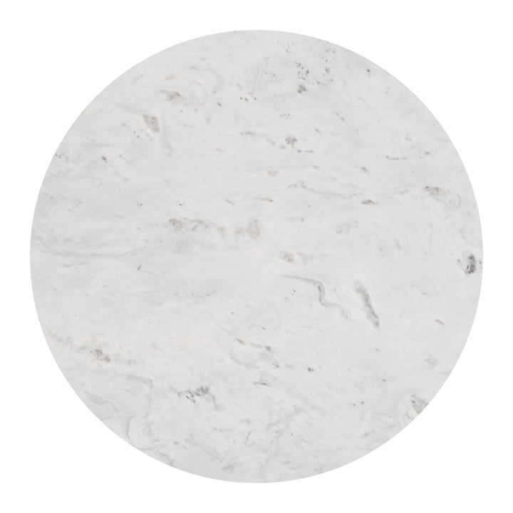 Fullerton Dining Table White & Gold