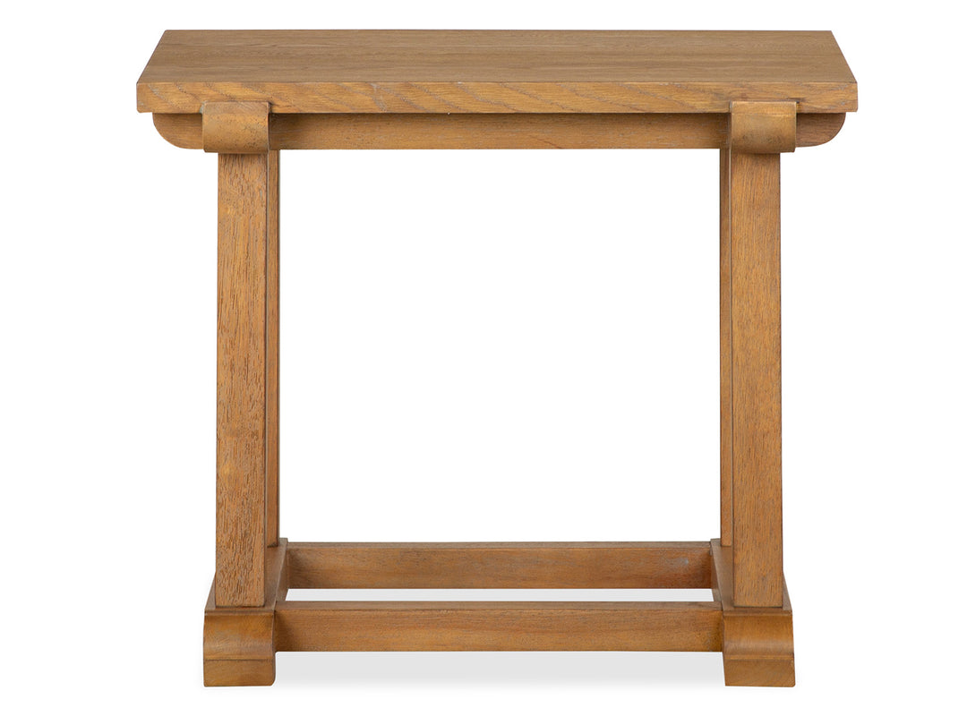 Lindon Belgian Wheat Rectangular End Table - T5570-03