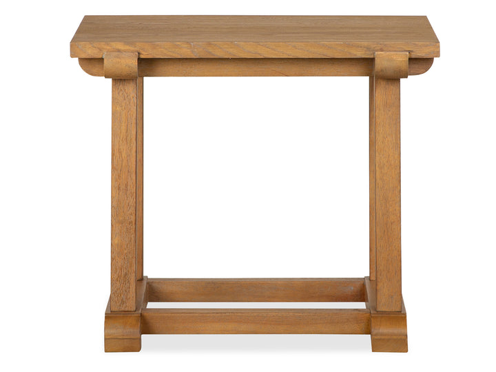 Lindon Belgian Wheat Rectangular End Table - T5570-03
