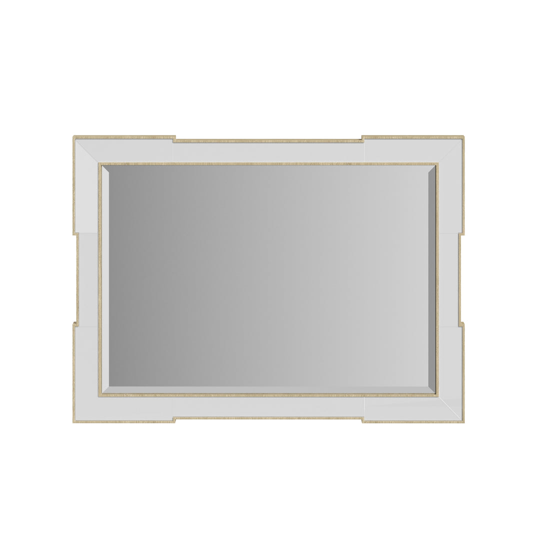 Eave Accent Mirror-Milk