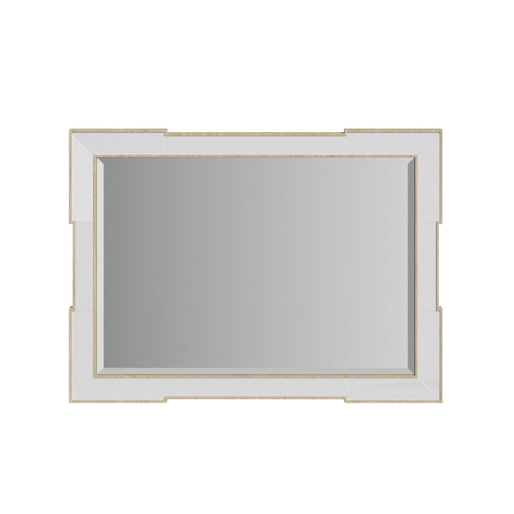 Eave Accent Mirror-Milk