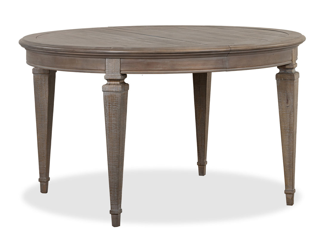 Lancaster Dovetail Grey Extendable Round Dining Table - D4352-25