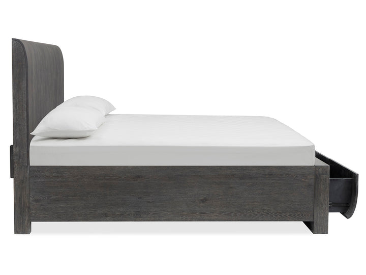 Kinsley Black Heron California King Panel Storage Bed - B5890-74A