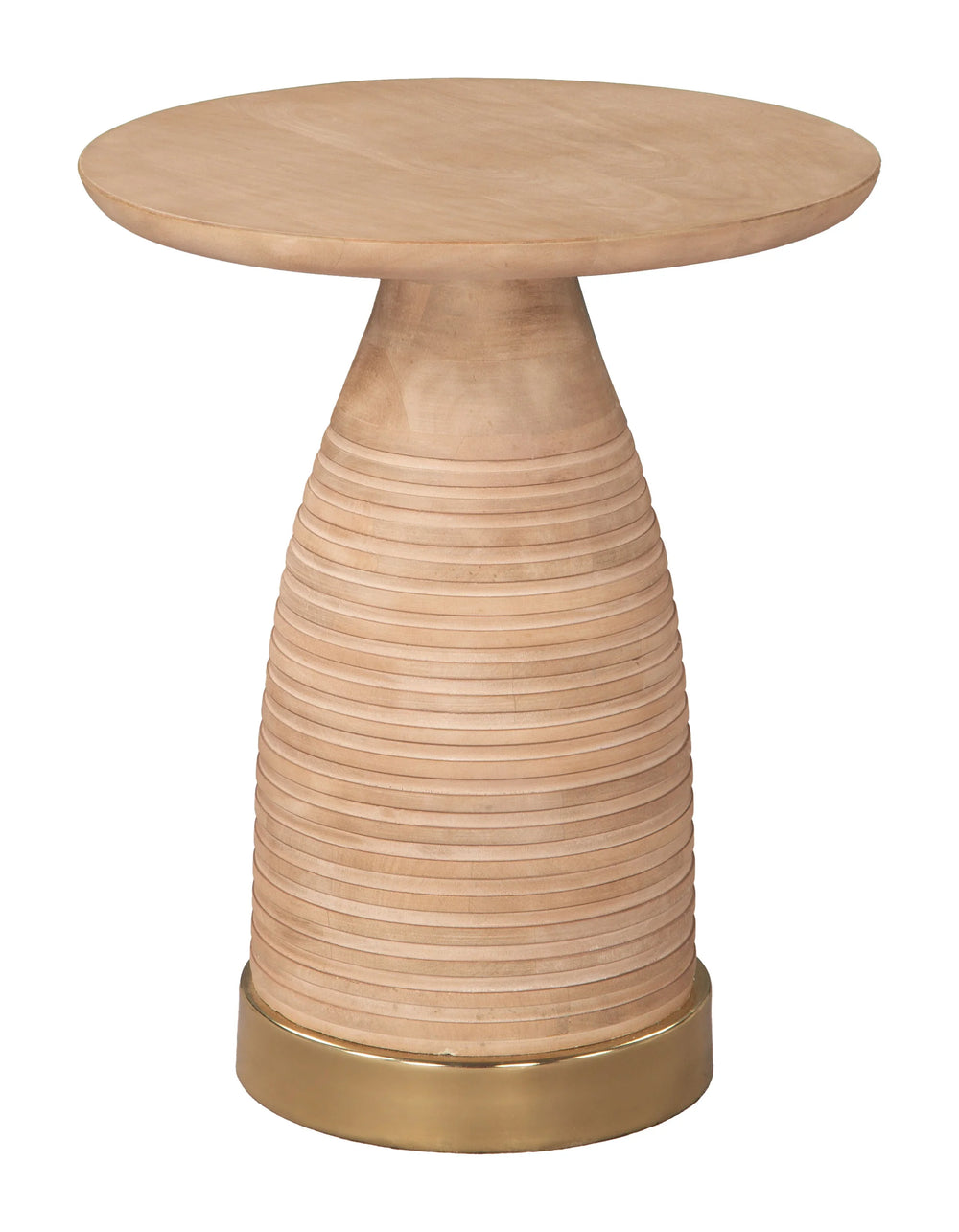 Radiant Side Table Natural - AmericanHomeFurniture