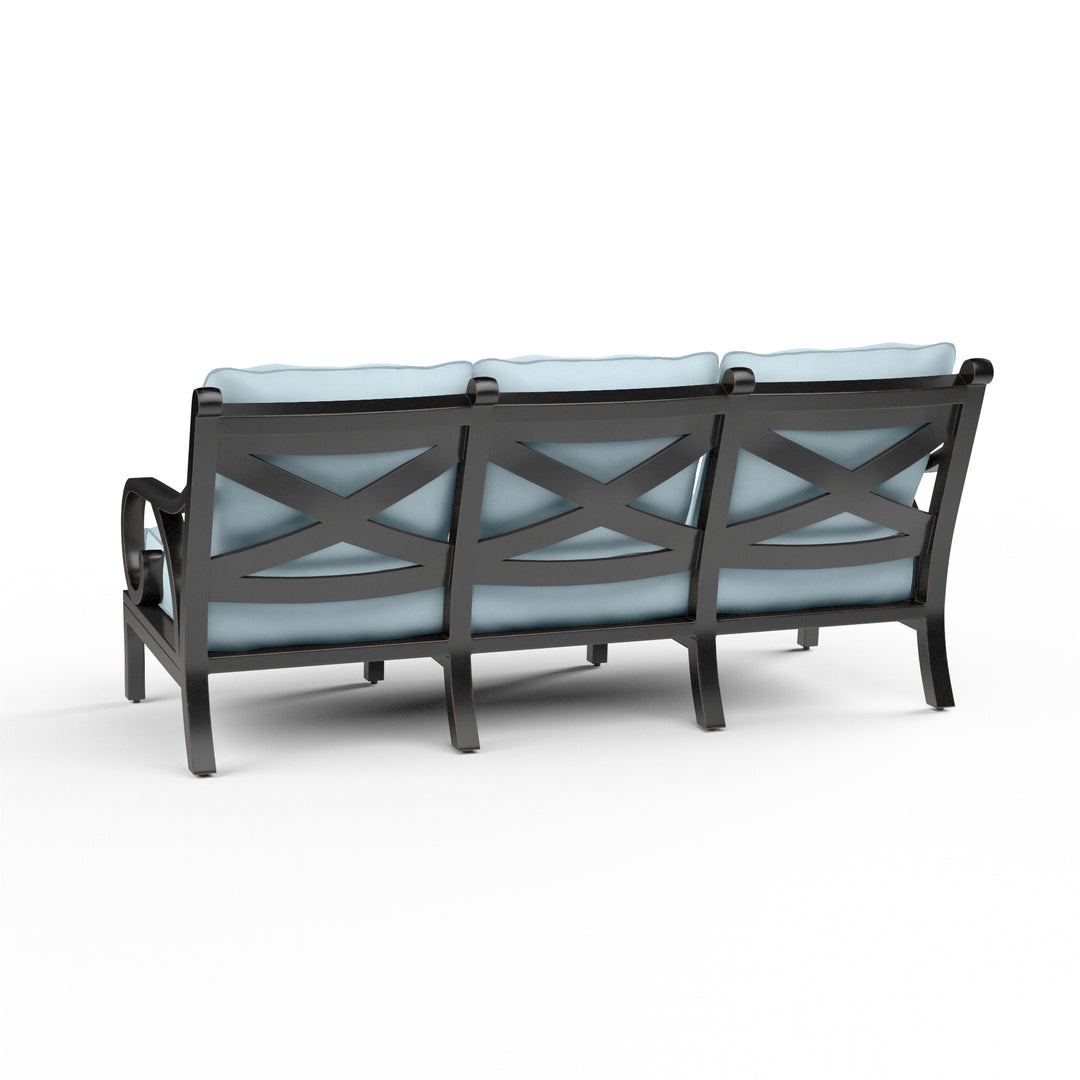 Monterey Sofa in Canvas Skyline w/ Self Welt