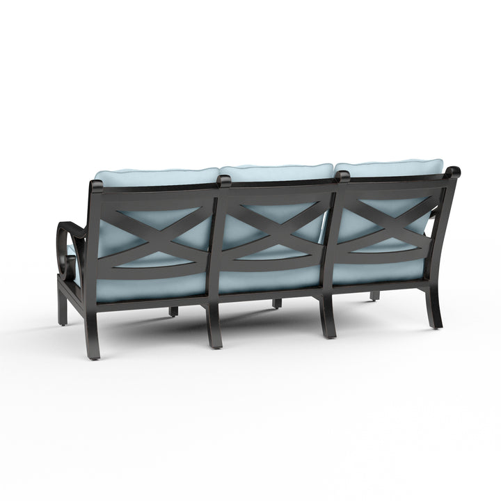 Monterey Sofa in Canvas Skyline w/ Self Welt