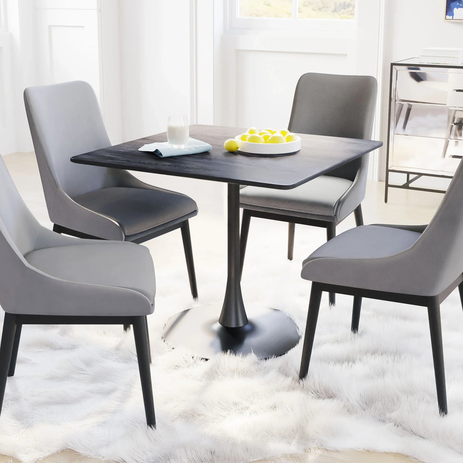 Zuo Molly Dining Table Black DINING TABLES
