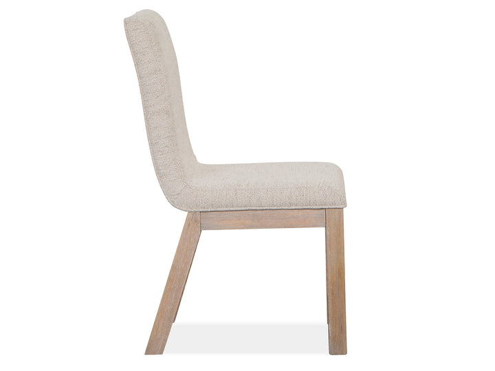 Ainsley Cerused Khaki Upholstered Host Chair - Set of 2 - D5333-66