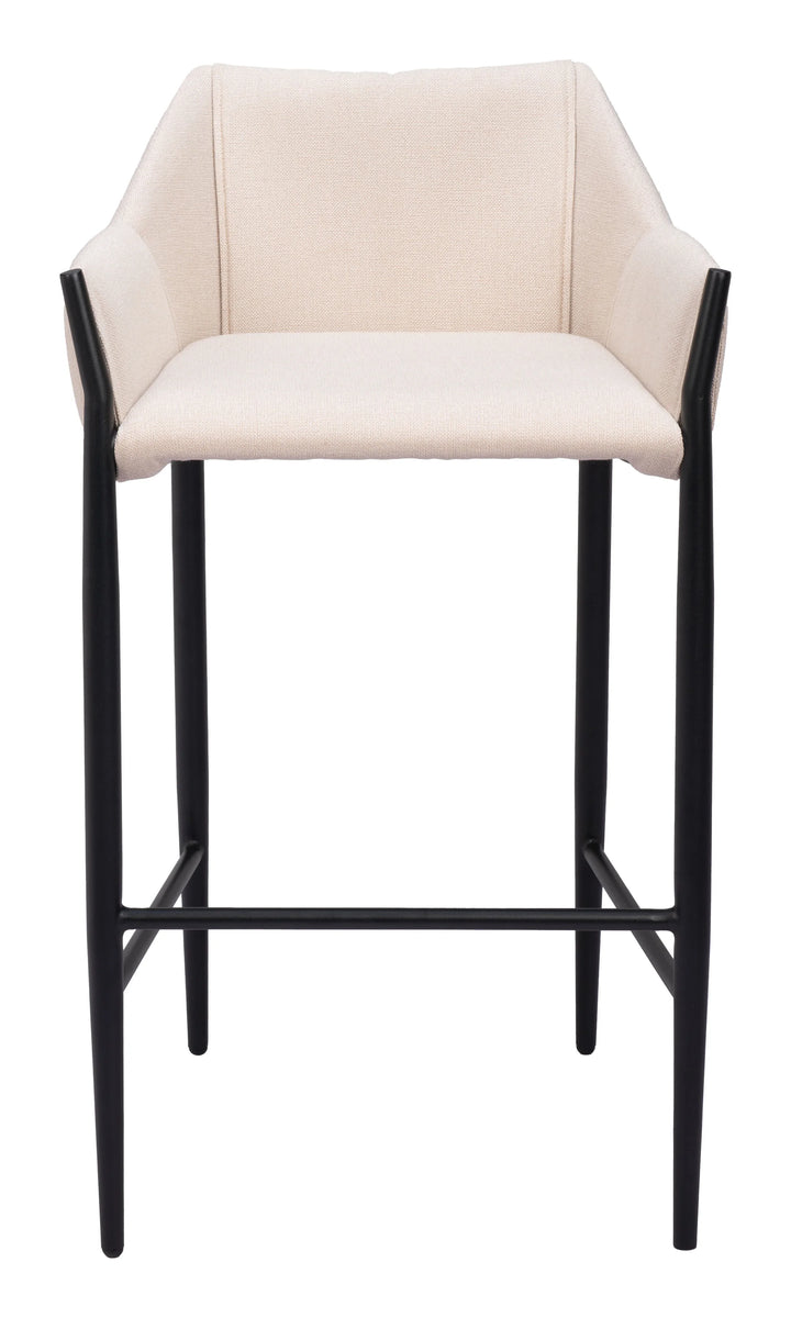 Andover Barstool Beige - AmericanHomeFurniture