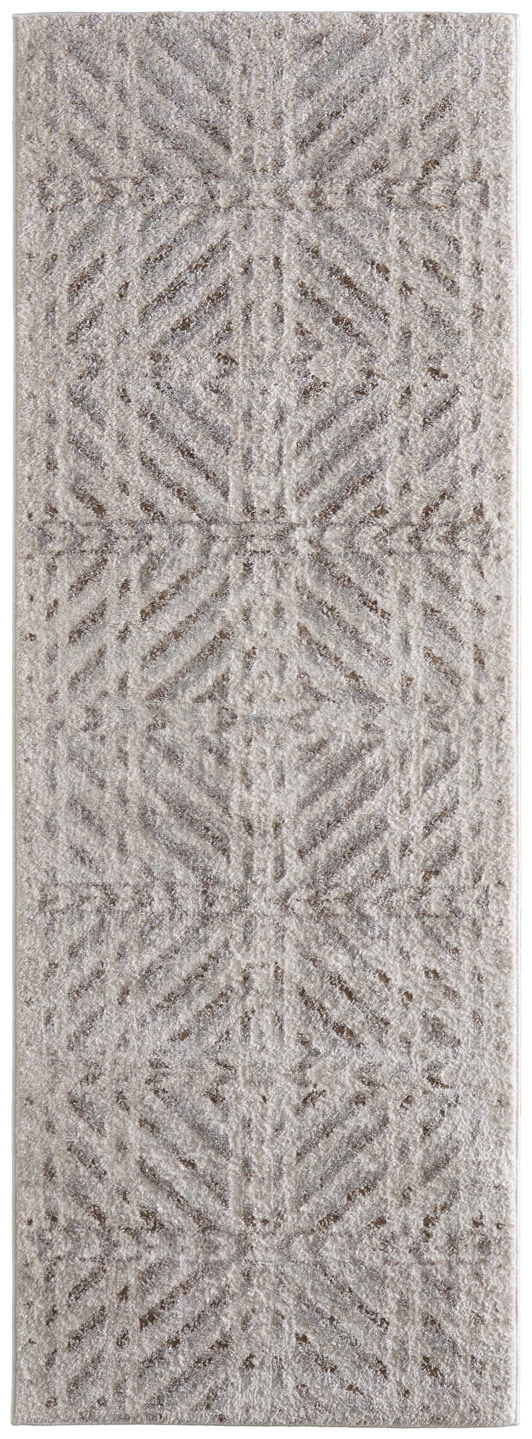 Runner/2'10" x 7'10"/Beige/Brown