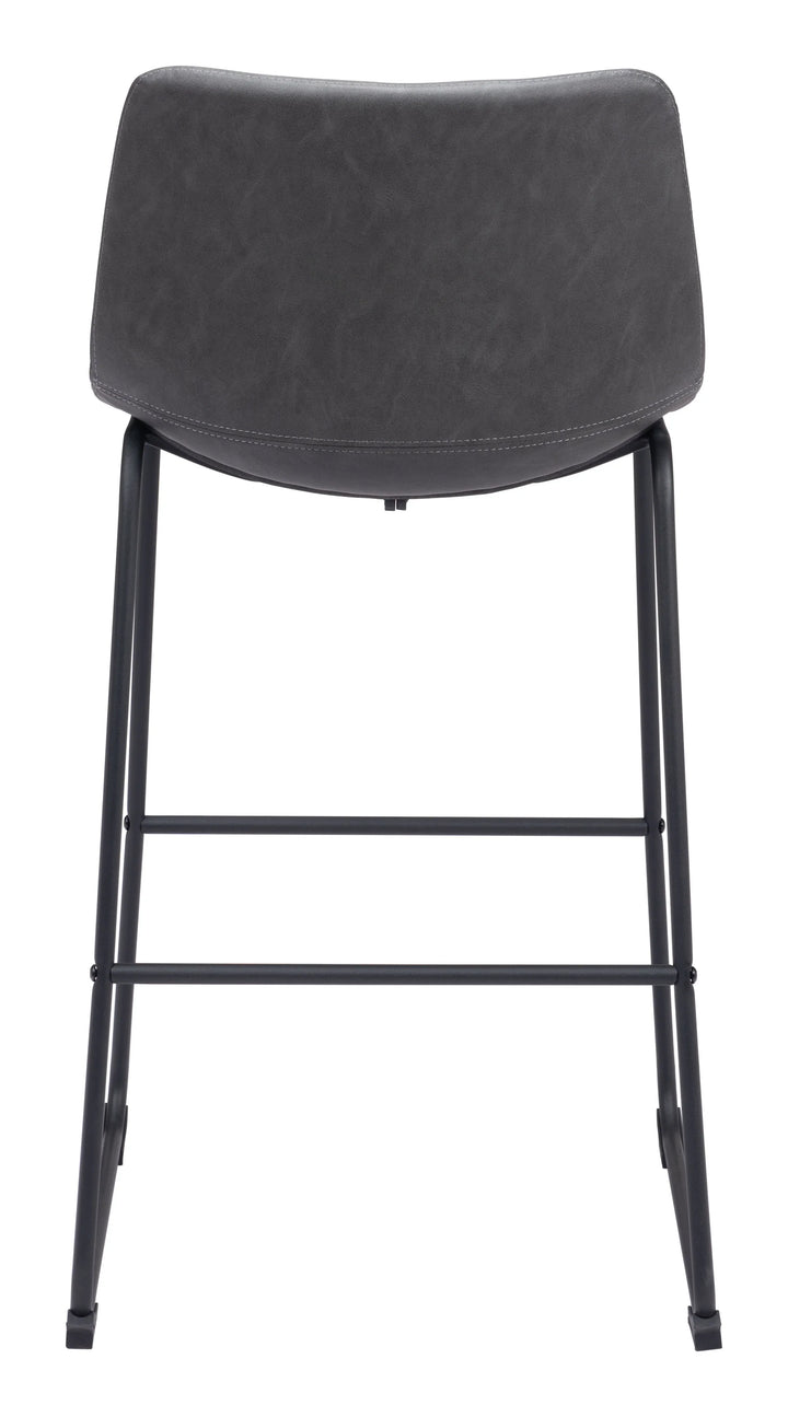 Smart Barstool (Set of 2) Charcoal - AmericanHomeFurniture