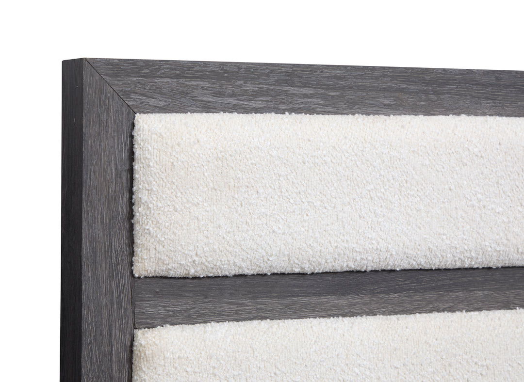 Merrifield Raisin Black King Upholstered Panel Bed - B6308-65