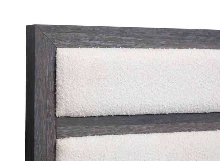 Merrifield Raisin Black King Upholstered Panel Bed - B6308-65
