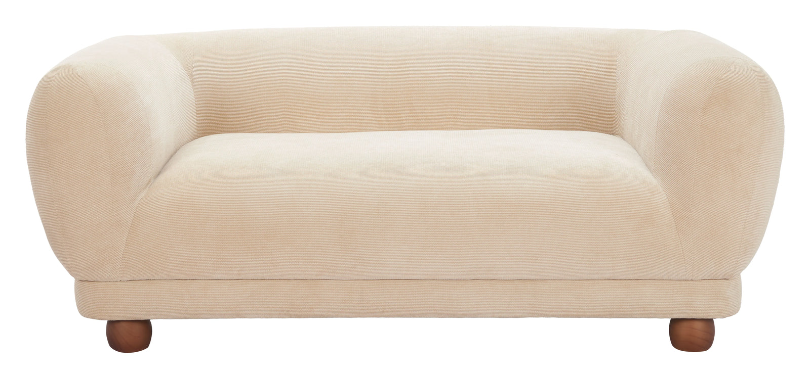 Zuo Boet Loveseat Taupe SOFAS + SECTIONALS