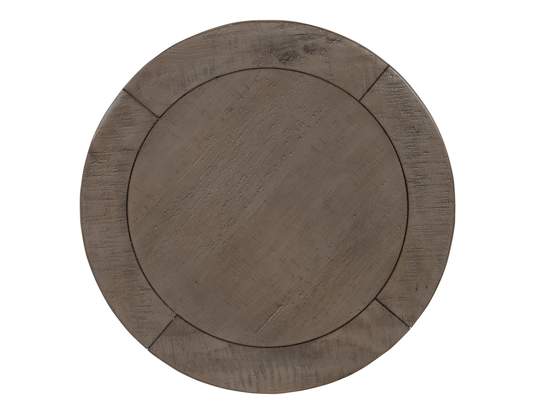 Paxton Place Dovetail Grey Round Accent End Table - T4805-35