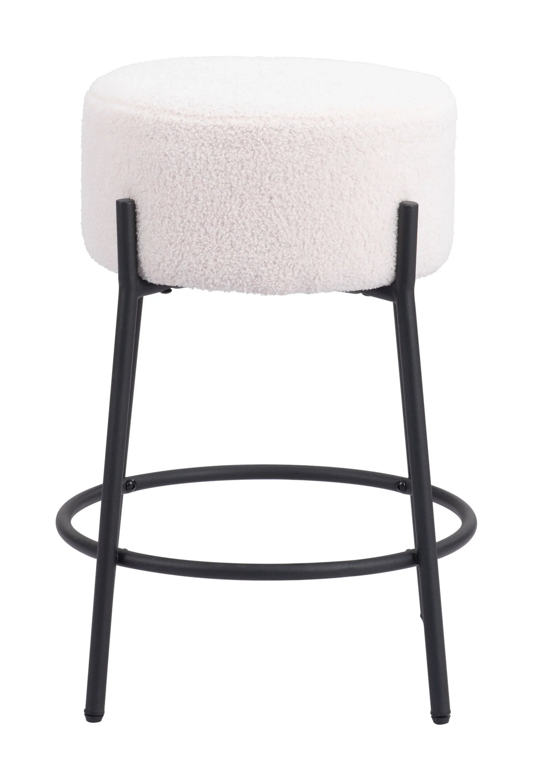 Blanche Counter Stool (Set of 2) Ivory - AmericanHomeFurniture