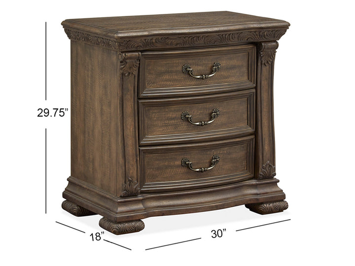Durango Willadeene Brown Drawer Nightstand - B5133-01