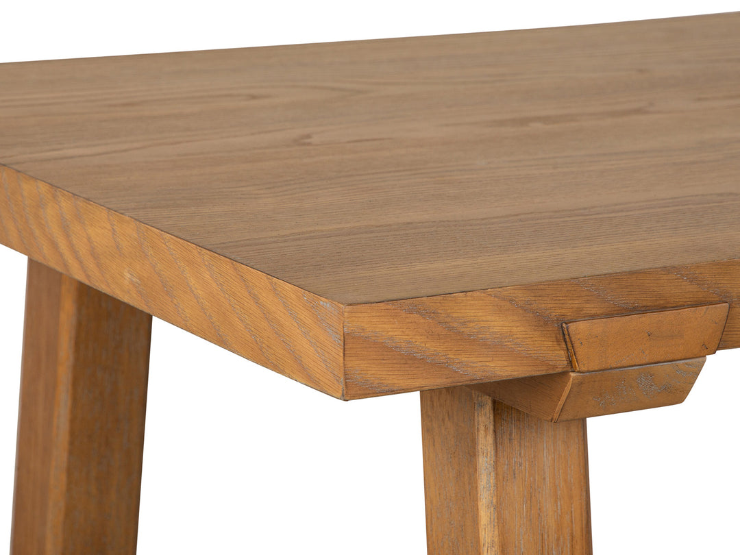 Lindon Belgian Wheat Rectangular Cocktail Table - T5570-43