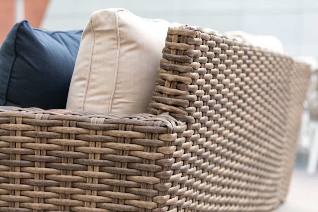 Havana Club Chair in Canvas Skyline w/ Self Welt