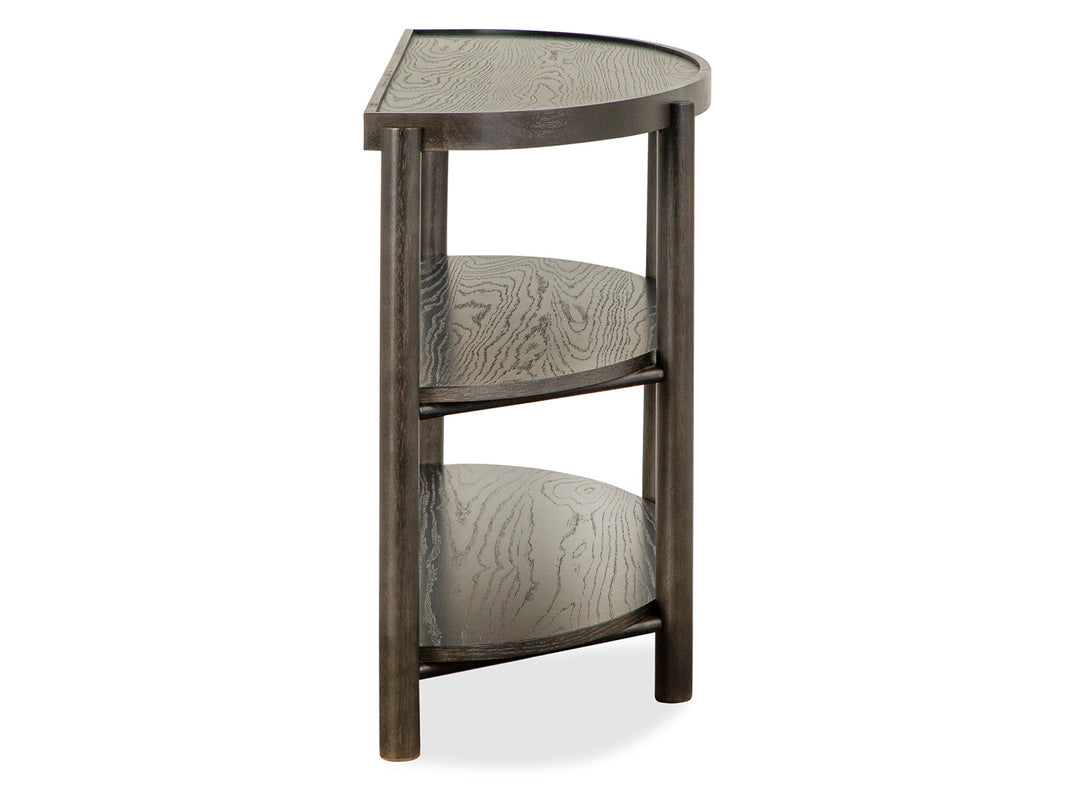Hadleigh Black Coffee Bean Demilune Sofa Table - T5711-75
