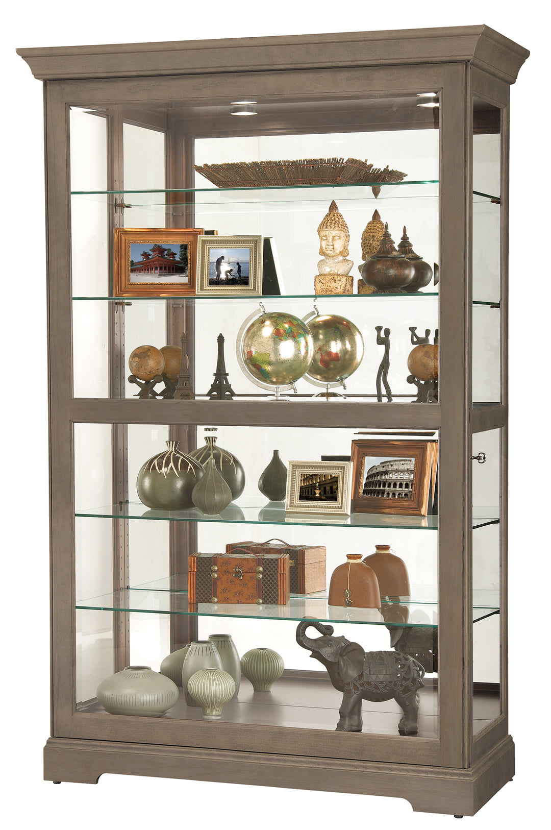 American Home Furniture | Howard Miller - Kane V Curio Cabinet