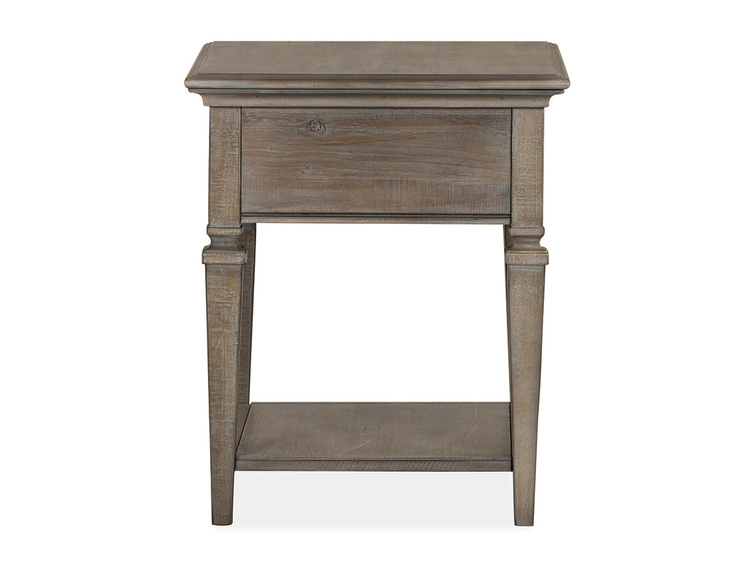 Lancaster Dovetail Grey Rectangular End Table - T4352-03