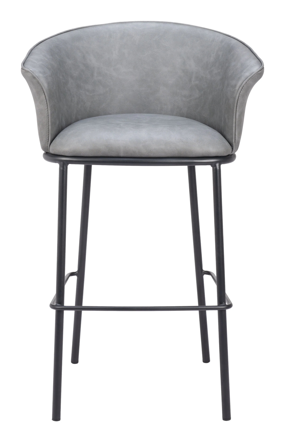 Garston Barstool Gray - AmericanHomeFurniture