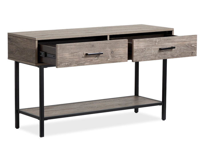 Fenwick Whitetail Brown And Smoke Glass Rectangular Sofa Table - T5962-73