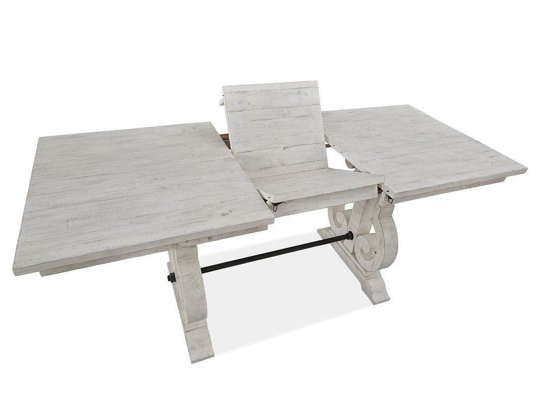Bronwyn Alabaster Extendable Rectangular Counter Height Dining Table - D4436-42