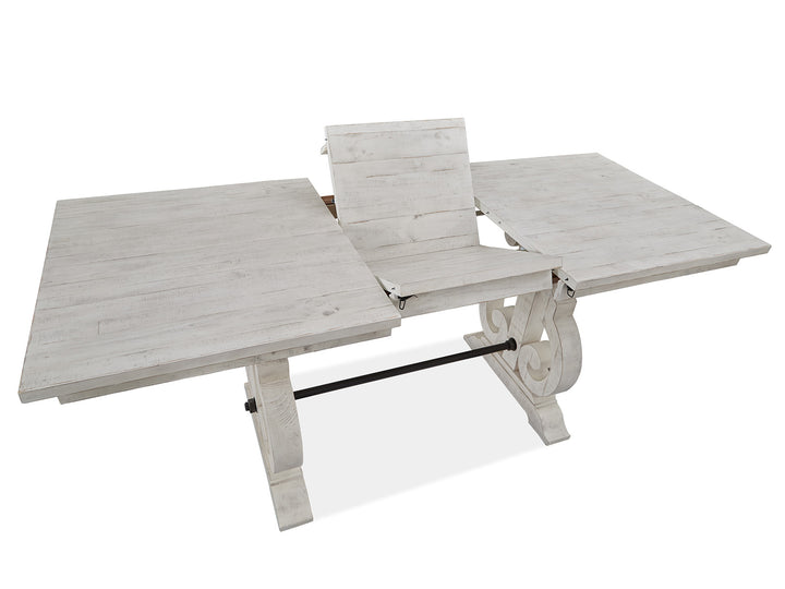 Bronwyn Alabaster Extendable Rectangular Counter Height Dining Table - D4436-42