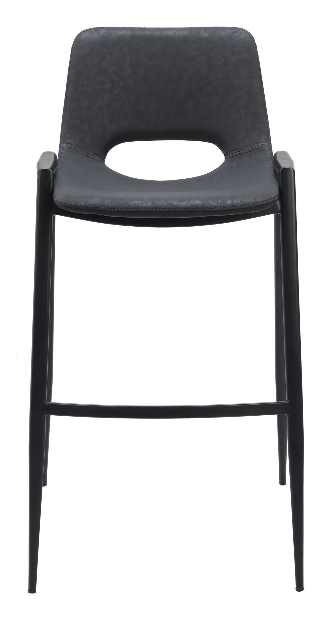 Desi Barstool (Set of 2) Black - AmericanHomeFurniture