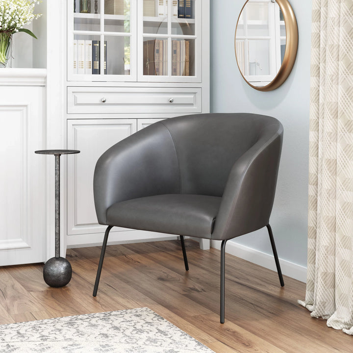 Quinten Accent Chair Vintage Gray - AmericanHomeFurniture