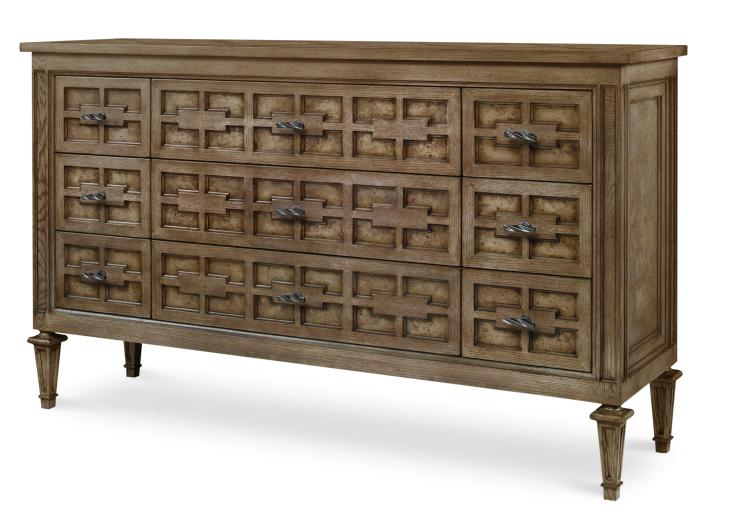 American Home Furniture | Century - Burl Dresser 