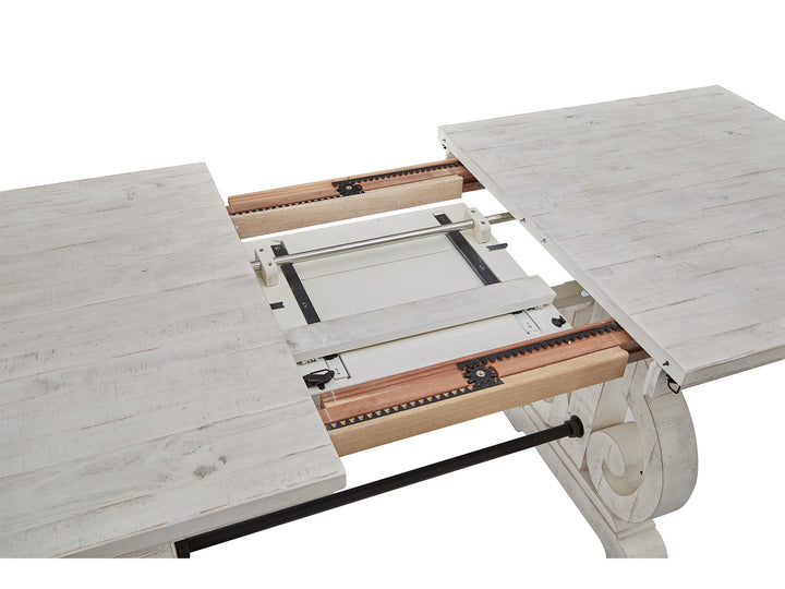 Bronwyn Alabaster Extendable Rectangular Counter Height Dining Table - D4436-42