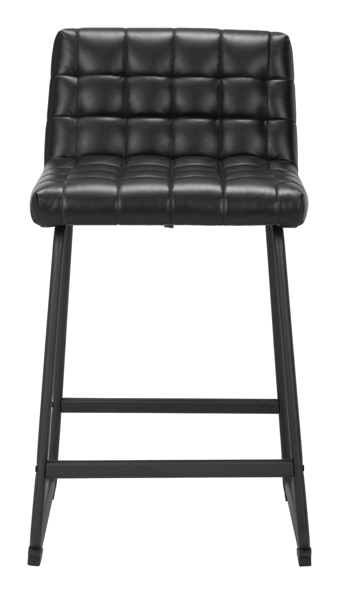 Pago Counter Stool (Set of 2) Black - AmericanHomeFurniture