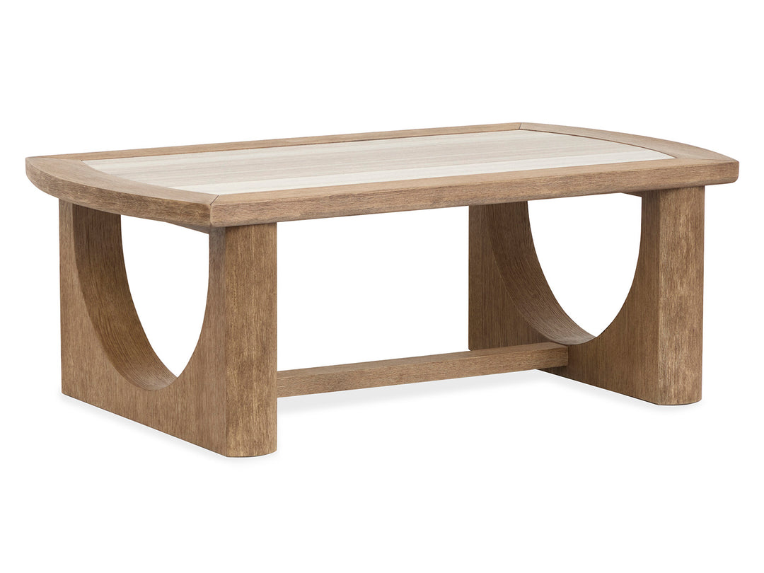 Bradford Riverbed Beige Rectangular Cocktail Table - T5950-43
