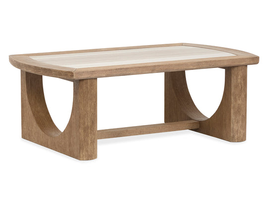 Bradford Riverbed Beige Rectangular Cocktail Table - T5950-43