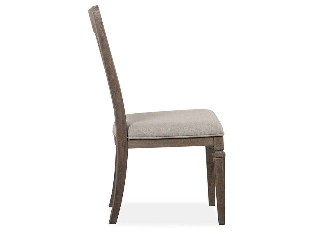 Lancaster Dovetail Grey Upholstered Side Chair - Set of 2 - D4352-62